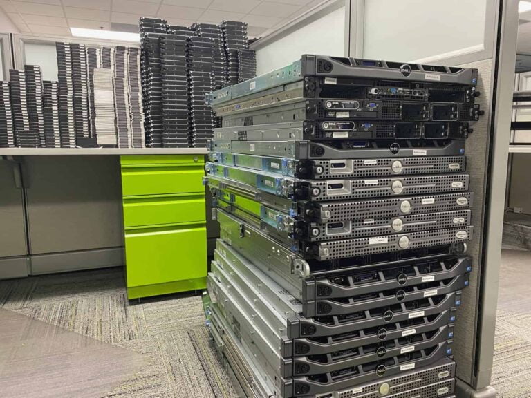 Servers recycling free data destruction San Diego